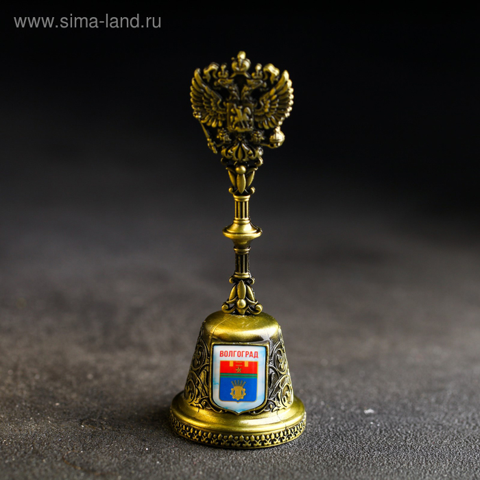 

Колокольчик в форме герба «Волгоград. Родина-мать»