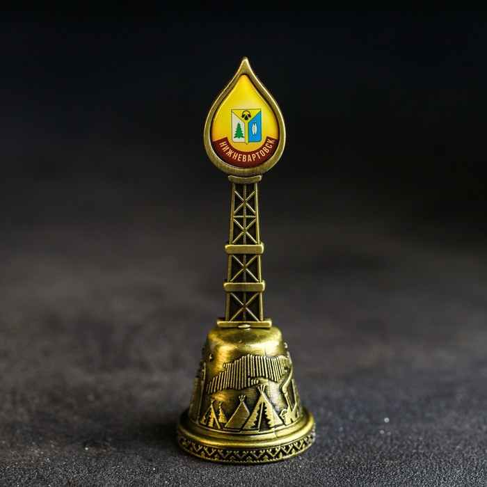 Колокольчик в форме капли «Нижневартовск. Алёша»