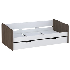 

Кровать детская выдвижная Polini kids Simple 4210, цвет белый-трюфель