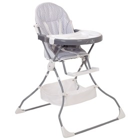 

Стульчик для кормления Polini kids 252, горошек, серый