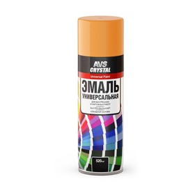 

Эмаль AVS, универсальная, алкидная, оранжевая, аэрозоль, 520 мл