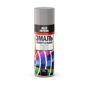 

Эмаль AVS, универсальная, алкидная, серая, аэрозоль, 520 мл