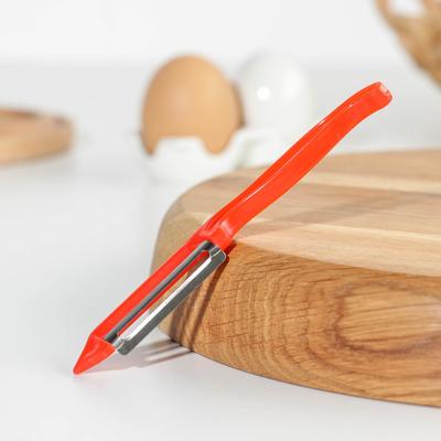 Овощечистка 14 см "Волна", цвет МИКС