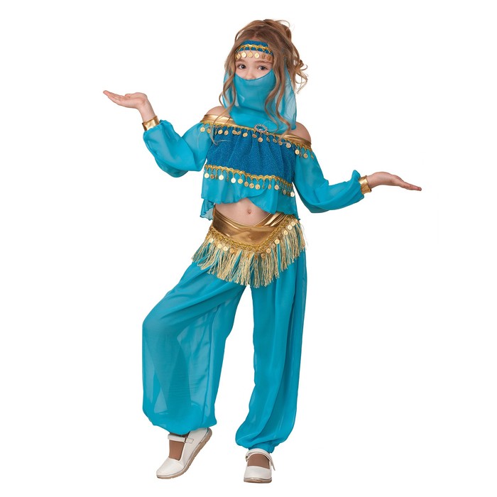 фото Карнавальный костюм "принцесса востока", текстиль, блуза, брюки, р.32, рост 122см батик