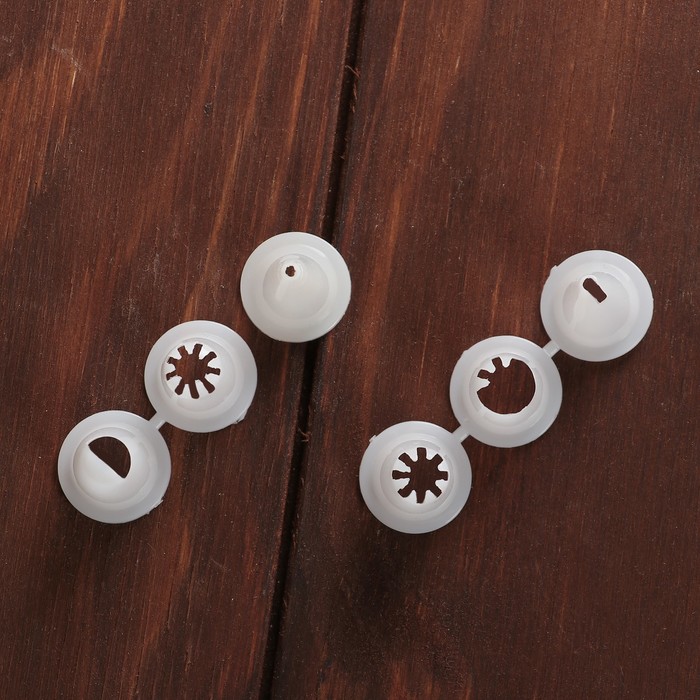 Набор кухонный "Кулинар", 8 предметов: мешок кондитерский, 6 насадок, венчик