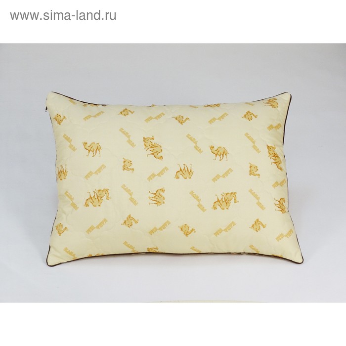 Подушка, размер 70 × 70 см, верблюжья шерсть