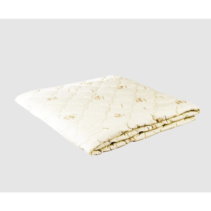 Одеяло лёгкое, размер 110 × 140 см, овечья шерсть