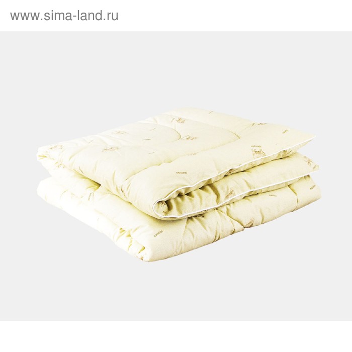 одеяло всесезонное home decor 1 5 сп 140х205 см овечья шерсть Одеяло всесезонное, размер 140 × 205 см, овечья шерсть