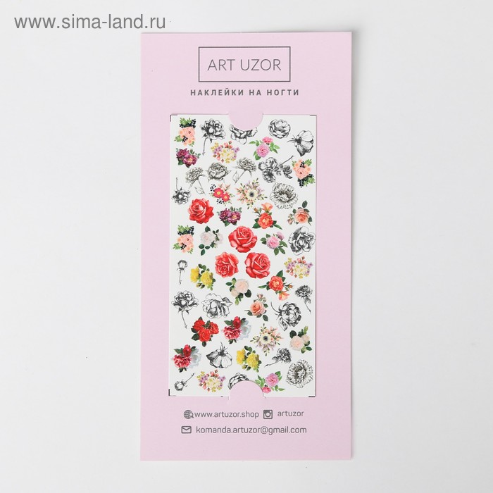 

Наклейки для ногтей Flowers
