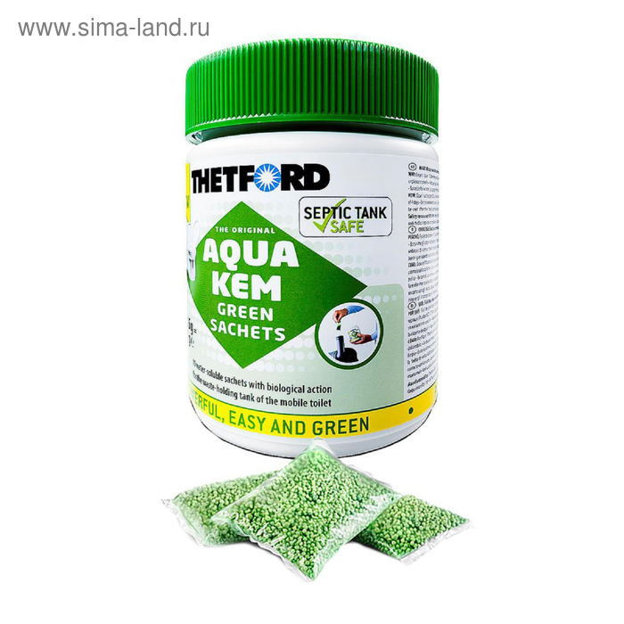 фото Порошок для биотуалета aqua kem green sachets (15 пакетиков/30гр) thetford