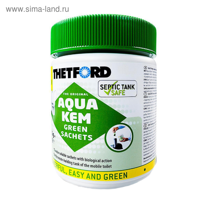 

Порошок для биотуалета Aqua Kem Green Sachets (15 пакетиков/30гр)