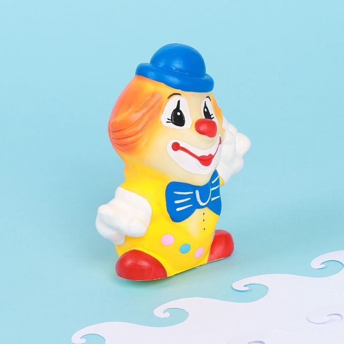 Резиновая игрушка "Клоун в шляпе"