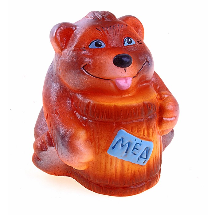 Резиновая игрушка "Мишка-сладкоежка"