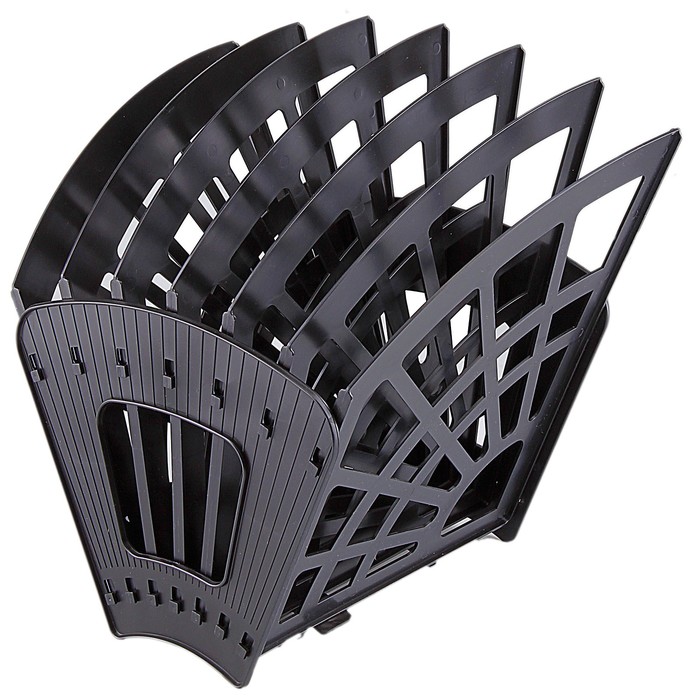 Лоток-веер 7 секций, 6 отделений "Эконом", чёрный