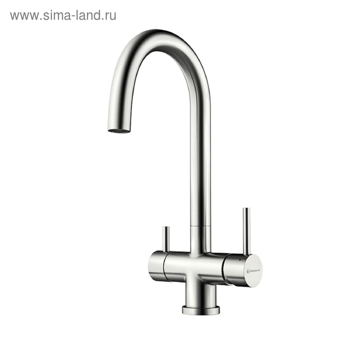 

Смеситель для кухни Esko Kitchen K22, с R-изливом, с подключением к фильтру, нерж. сталь