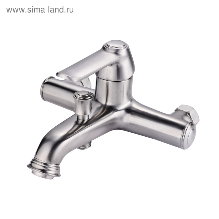 Смеситель для ванны Esko Monaco MC 54 с коротким изливом без аксессуаров сатин 4849₽