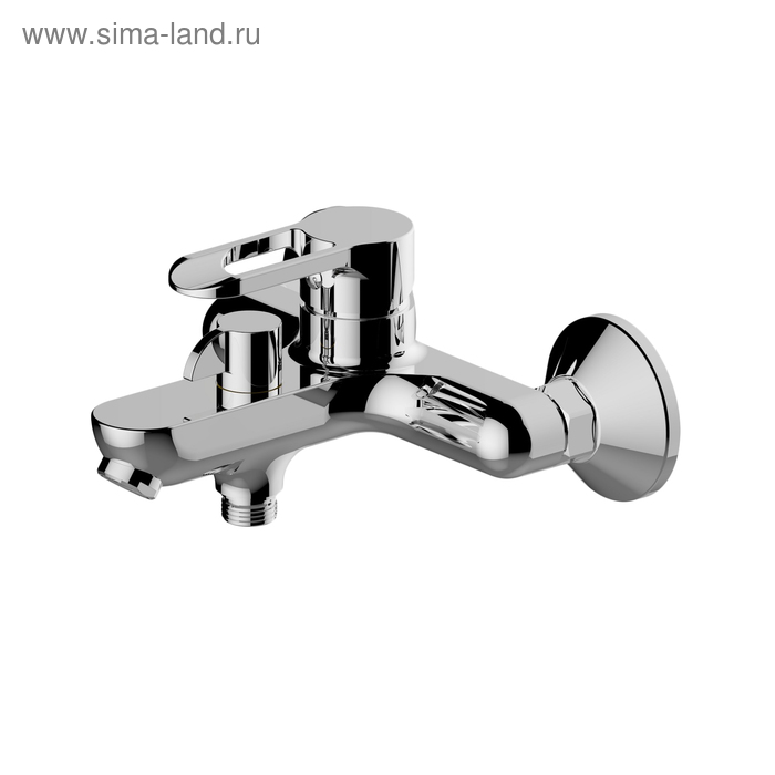 Смеситель для ванны Voda Future FT 54 с коротким изливом без аксессуаров цвет хром 3910₽