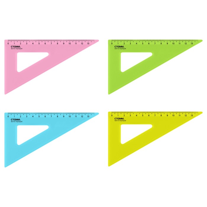 Треугольник 13 см Стамм NEON Cristal, 30°, микс треугольник 13 см 30 стамм neon cristal микс