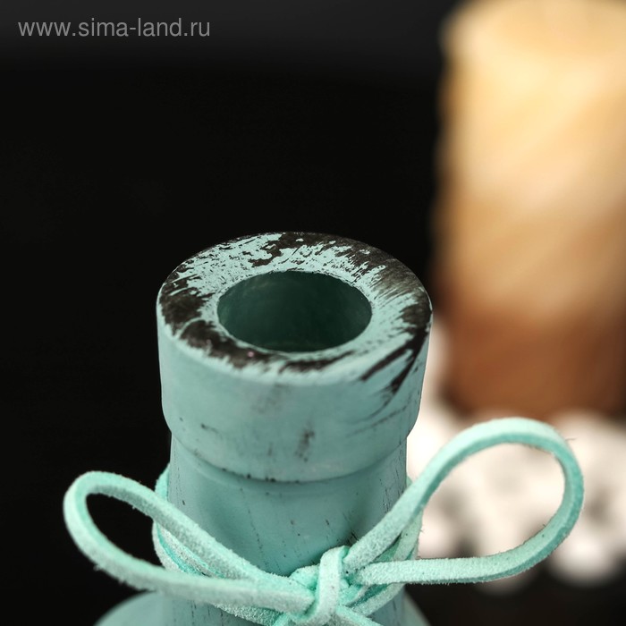 Купить Бутылка для аромамасел/декора стекло "Кисточка" бирюза матовый 250 мл 21,8х7,5х7,5 см Бутылка для аромамасел/декора стекло "Кисточка" бирюза матовый 250 мл 21,8х7,5х7,5 см