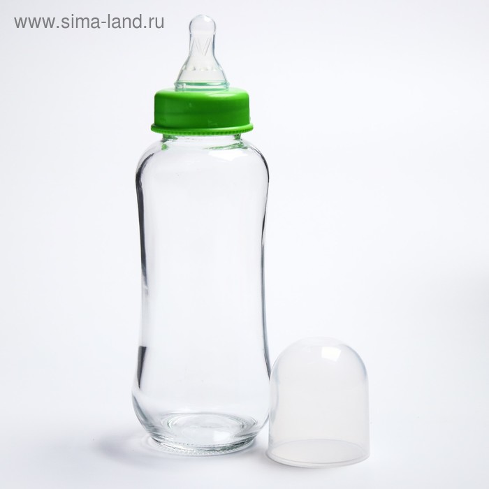 

Бутылочка для кормления 280 мл., стекло, цвет МИКС