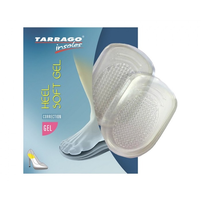 Подпяточник гелевый Tarrago Heel Soft Gel, мужской, 2 шт. подпяточник женский tarrago heel support овечья кожа