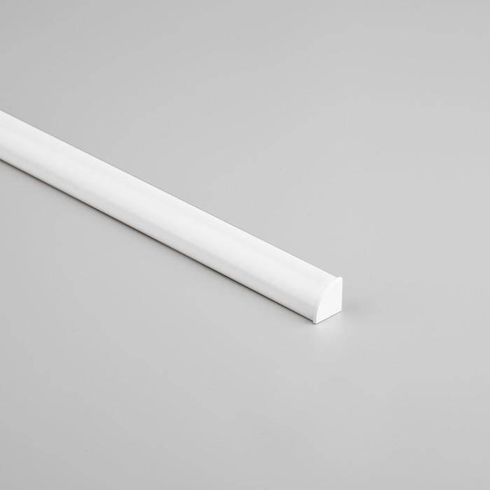 Угловой профиль General для светодиодной ленты, 2 м, 16 × 16 мм, матовый рассеиватель, аксессуары