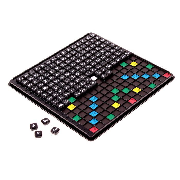 Настольная игра "Эрудит", 131 чёрная фишка