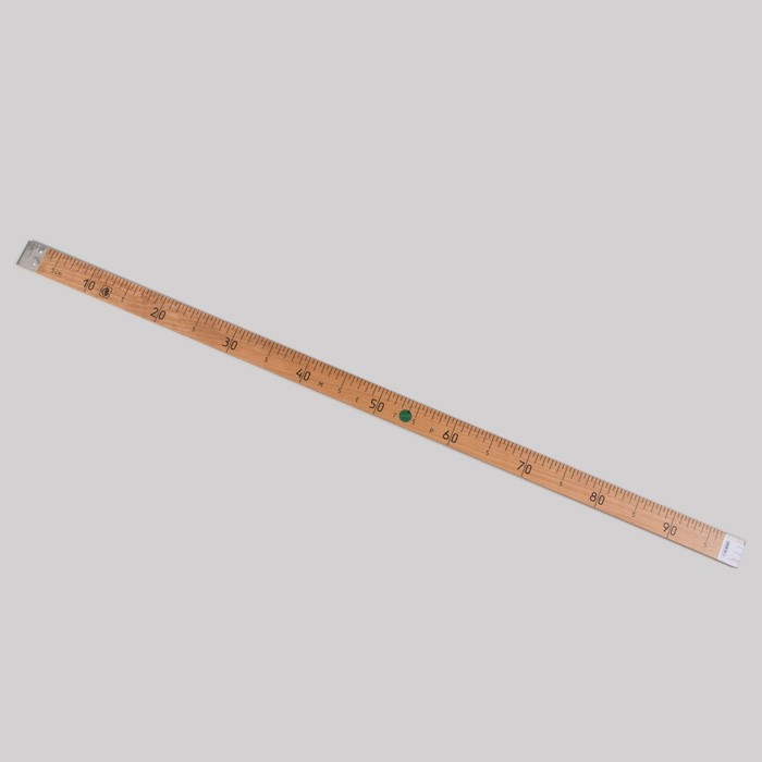 Метр деревянный, 100 см, с клеймом, ГОСТ