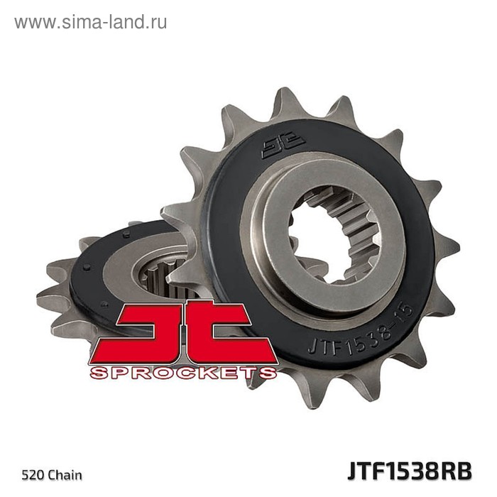 

Звезда ведущая JT sprockets 1538.15RB, цепь 520, 15 зубьев