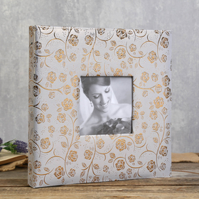 

Фотоальбом BRAUBERG свадебный, 20 магнитных листов 30х32 см