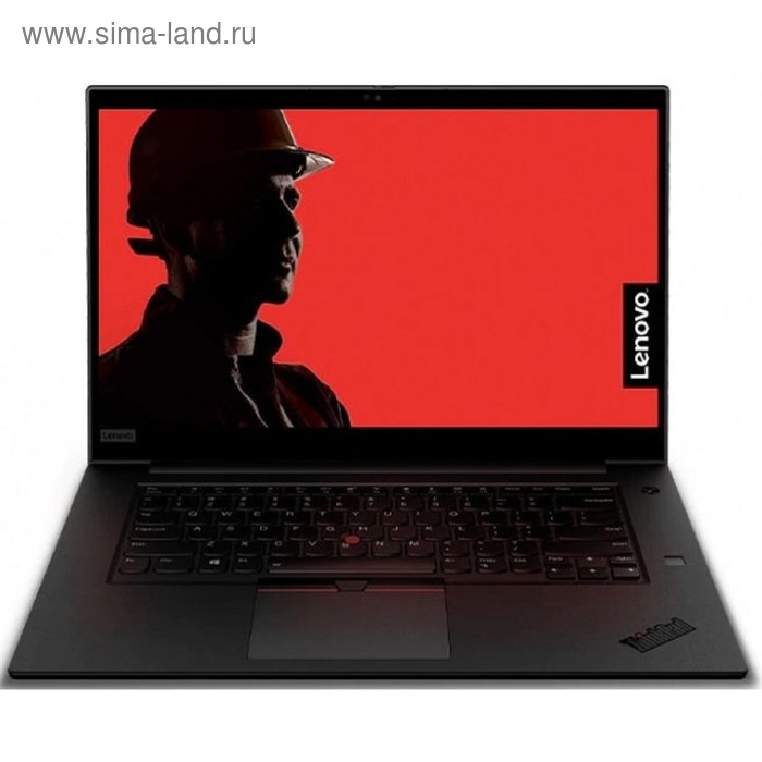 фото Ноутбук lenovo thinkpad p1, 15.6", i7 9750h, 16гб, ssd 512гб, p2000, win 10, черный