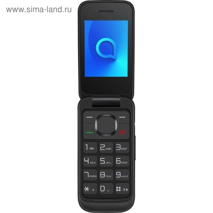 фото Мобильный телефон alcatel 2053d onetouch, 2sim, 2.4", 0.3mpix, microsd, черный