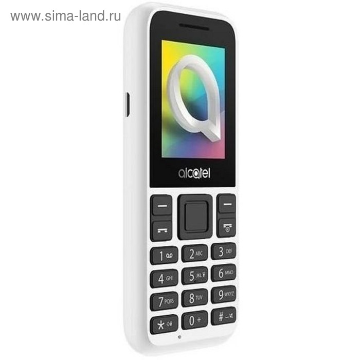 фото Мобильный телефон alcatel 1066d, 2sim, 1.8", 0.08mpix, microsd, белый