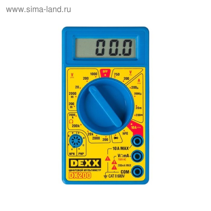 Мультиметр DEXX DX200 (45300), цифровой