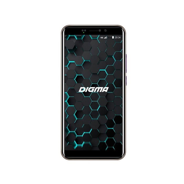 фото Смартфон digma pay 4g linx 16гб, 2sim, 5.45", android 8.1, 13mpix, microsd, золотистый