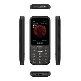 

Мобильный телефон Digma C240 Linx, 32Мб, 2Sim 2.4", 0.08Mpix, microSD, черно-серый