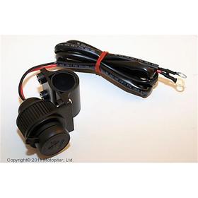 

Розетка прикуривателя 12V с креплением на руль