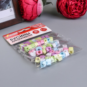 

Бусины для творчества "Микс №1", 7-12 мм, 30г., 6 цветов