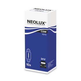 

Лампа автомобильная NEOLUX, C5W, 24 В, 5 Вт, N242