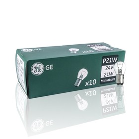 

Лампа автомобильная General Electric, P21W, 24 В, 21 Вт, 1060