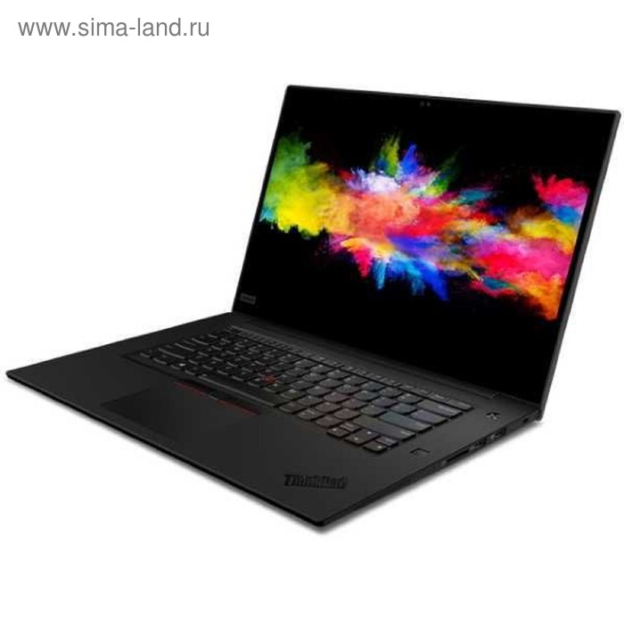 фото Ноутбук lenovo thinkpad p1, 15.6", i7 9850h, 16гб, ssd 512гб, quadro p1000, w10, черный