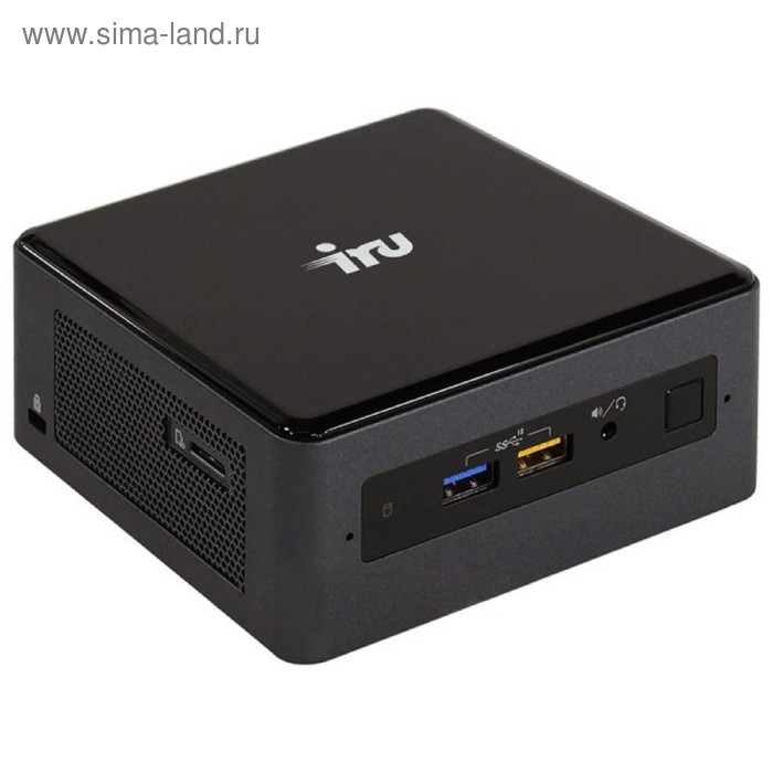 

Неттоп IRU NUC 113 i3 8109U (3), 8Гб, SSD240Гб, Iris Graphics 655, черный, серебристый