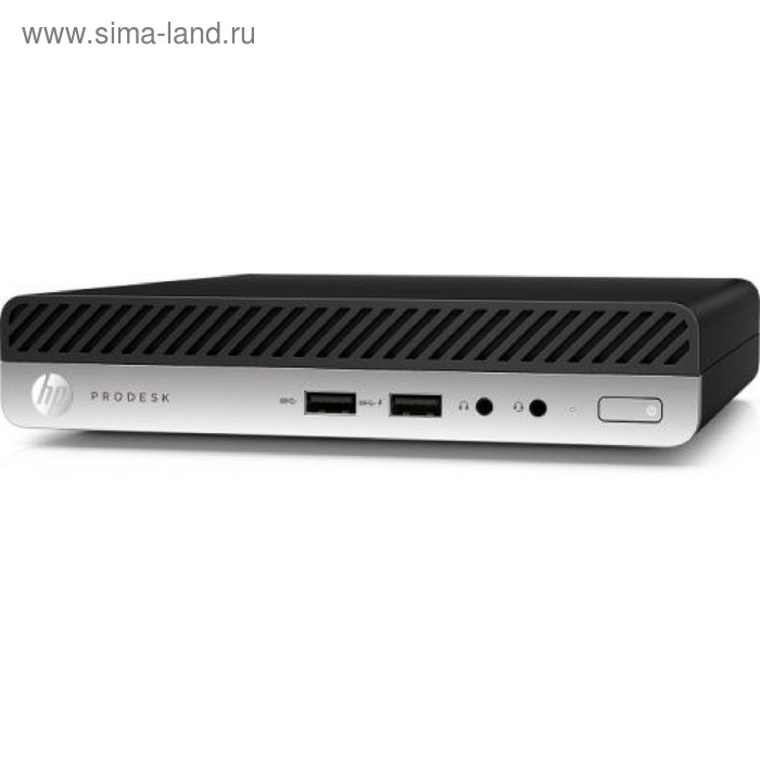 фото Компьютер hp prodesk 405 g4 mini ryzen 5 pro 2400ge (3.2), 8гб, rx vega 11, 65w, черный