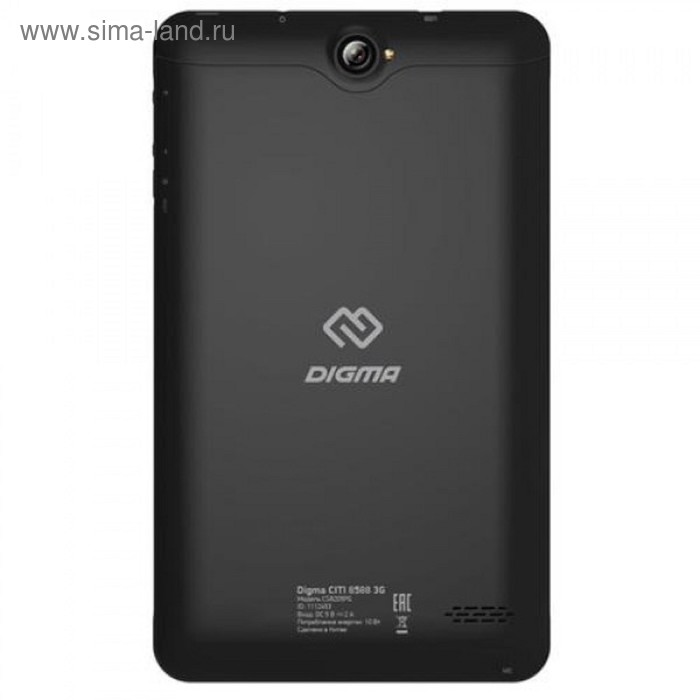 

Планшет Digma CITI 8588 3G SC7731E (1.3) 4с, RAM1Гб, ROM16Гб 8", черный