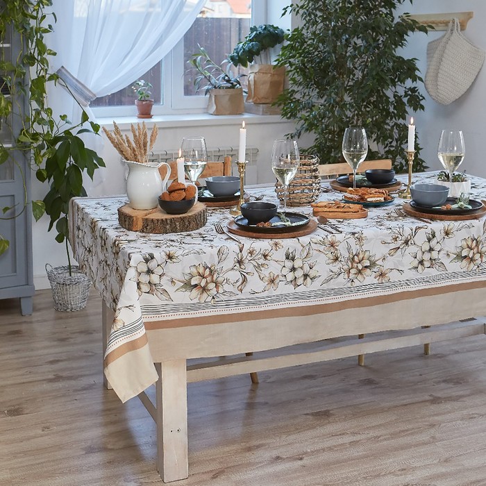 

Скатерть "Этель" Floral mood 110х147 см, 100 % хлопок, репс 210 гр/м2