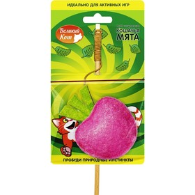

Игрушка удочка-дразнилка "Клубничка" с кошачьей мятой, 25 г