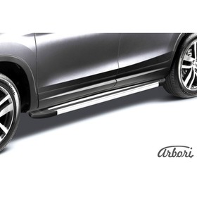 

Комплект алюминиевых порогов Arbori "Luxe Silver" длина 1700мм без крепежа