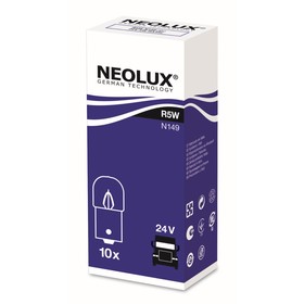 

Лампа автомобильная NEOLUX, R5W, 24 В, 5 Вт, N149
