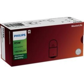 

Лампа автомобильная Philips MasterLife, R5W, 24 В, 5 Вт, 13821MLCP