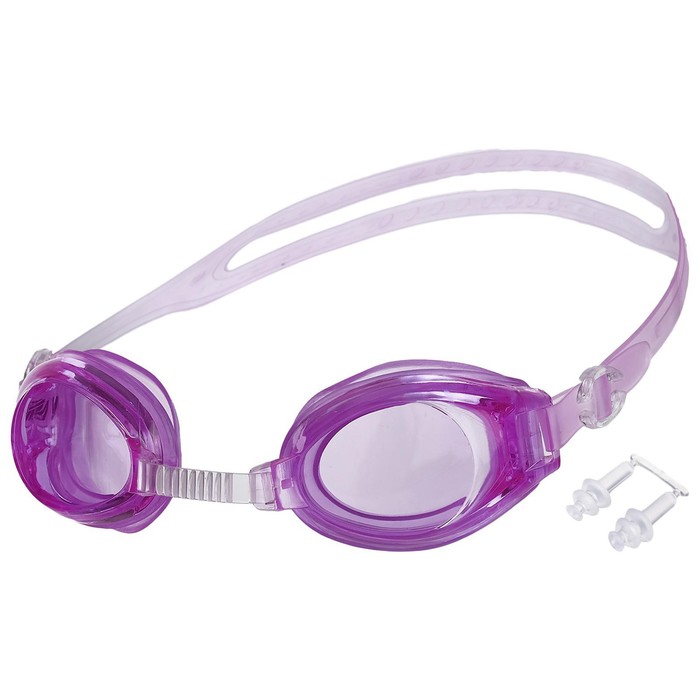 Очки для плавания ONLYTOP, беруши, цвета МИКС очки для плавания onlitop беруши цвета микс